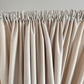 Velvet Curtain | Rice Colour Blackout Curtain | velvet curtain panels | Curtain Panels | Custom Curtains