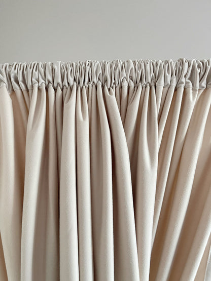 Velvet Curtain | Rice Colour Blackout Curtain | velvet curtain panels | Curtain Panels | Custom Curtains