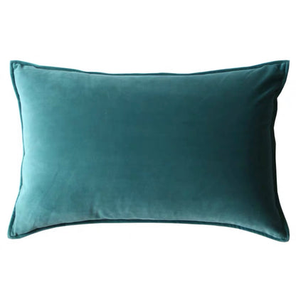 Custom Spruce Green Lumbar Throw Pillow Cover 14" x 20", Velvet Soft Body Pillow Cushion Cover Luxury Home Décor