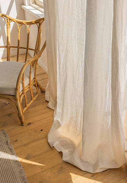 Natural European Flax Linen Custom Curtain