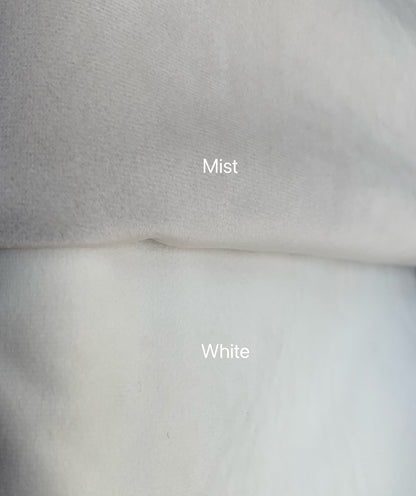 Velvet Curtain | Mist WHITE Blackout Curtain | velvet curtain panels | Curtain Panels | Custom Curtains 